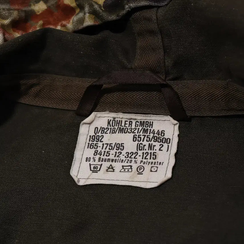 [BUNJANG] Germany German Flecktarn Field Jacket (Size S) / GERMANY 독일군 플랙탄 야상 점퍼 size S