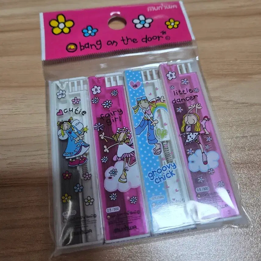 [BUNJANG] Vintage Bang on the Door Mechanical Pencil Set / [고전문구] 고전 뱅온더도어 샤프심세트