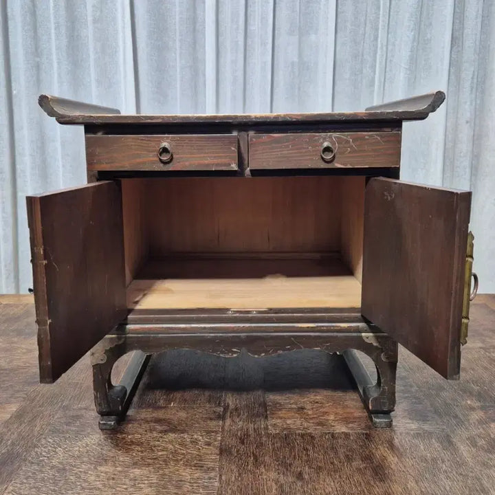 [BUNJANG] Korean Antique Jeonju Beoseon Head Cabinet / 한국전통 고가구 전주 버선 머릿장