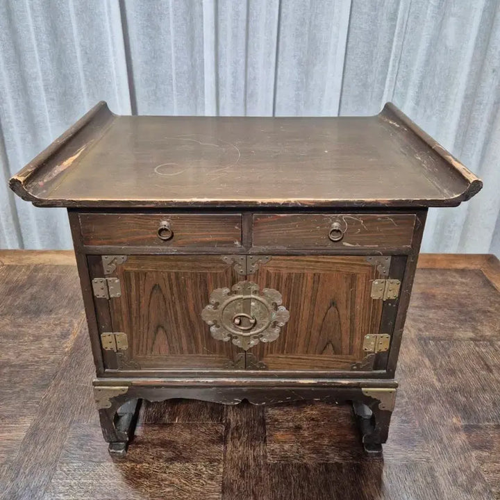[BUNJANG] Korean Antique Jeonju Beoseon Head Cabinet / 한국전통 고가구 전주 버선 머릿장