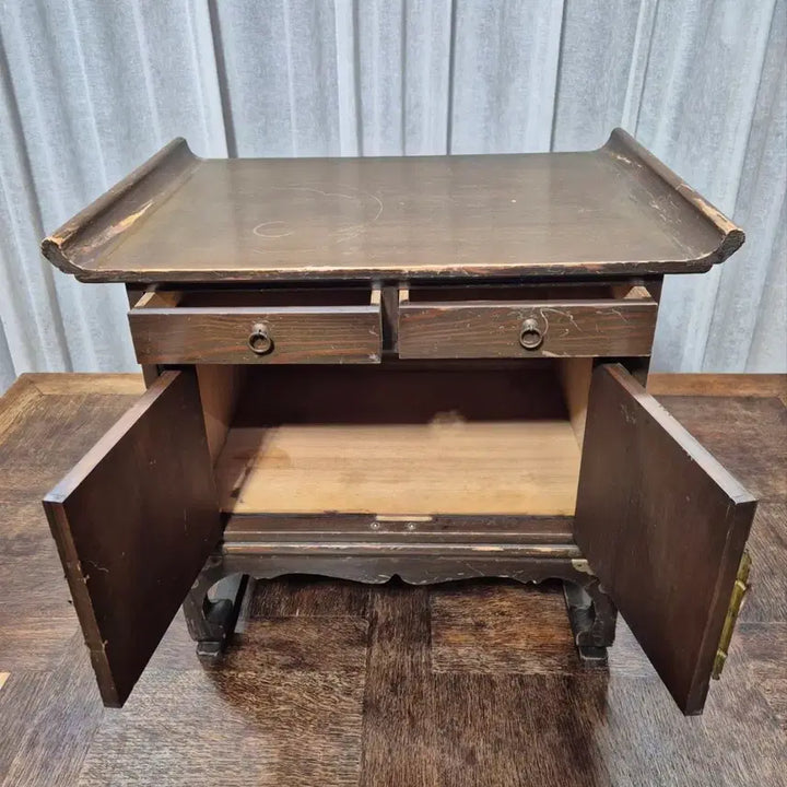[BUNJANG] Korean Antique Jeonju Beoseon Head Cabinet / 한국전통 고가구 전주 버선 머릿장