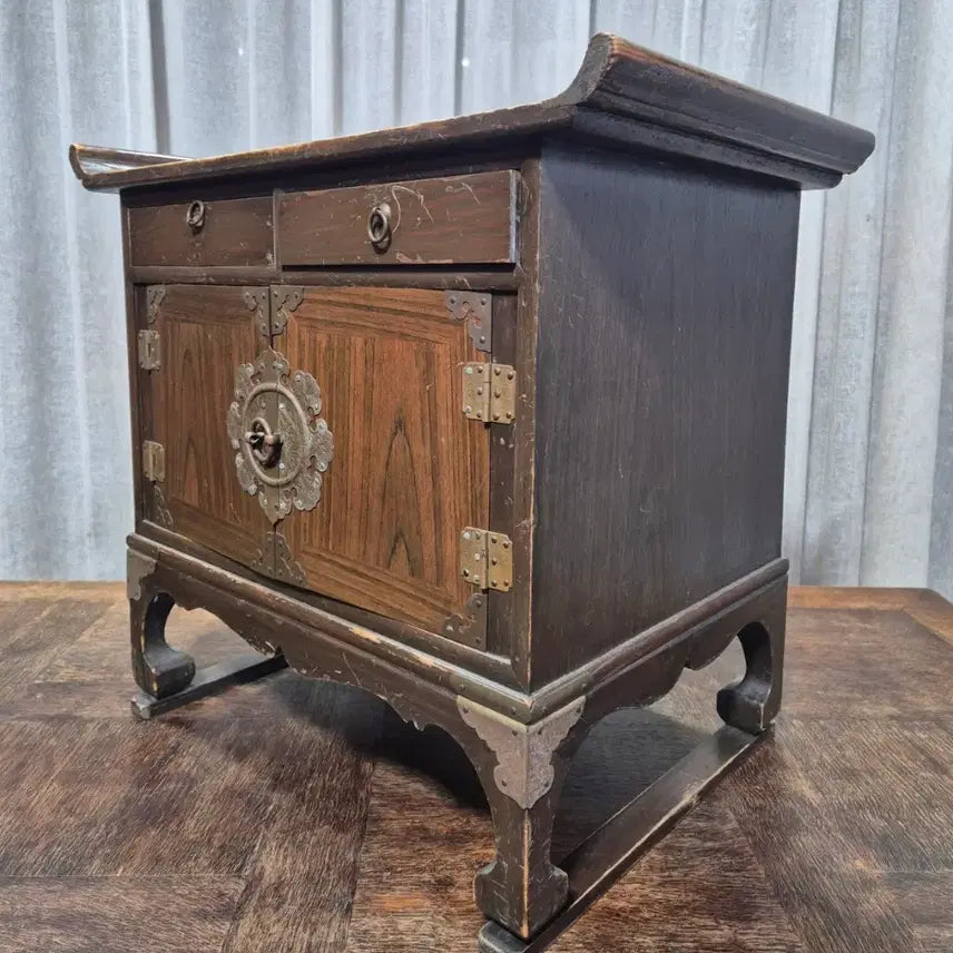 [BUNJANG] Korean Antique Jeonju Beoseon Head Cabinet / 한국전통 고가구 전주 버선 머릿장