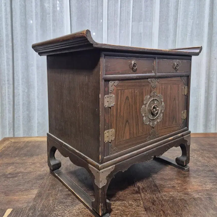 [BUNJANG] Korean Antique Jeonju Beoseon Head Cabinet / 한국전통 고가구 전주 버선 머릿장