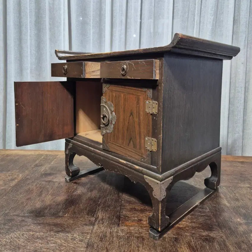 [BUNJANG] Korean Antique Jeonju Beoseon Head Cabinet / 한국전통 고가구 전주 버선 머릿장