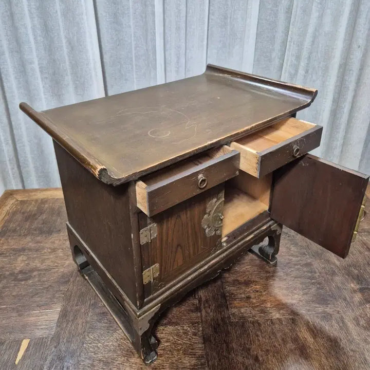 [BUNJANG] Korean Antique Jeonju Beoseon Head Cabinet / 한국전통 고가구 전주 버선 머릿장