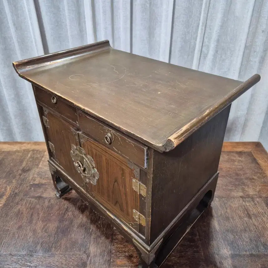 [BUNJANG] Korean Antique Jeonju Beoseon Head Cabinet / 한국전통 고가구 전주 버선 머릿장