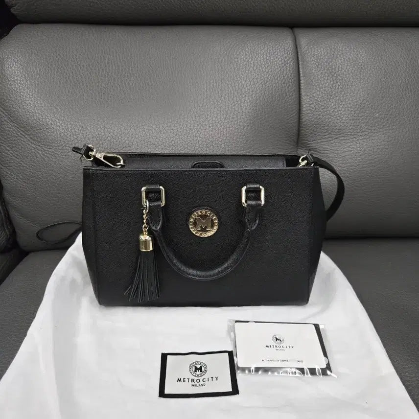 [BUNJANG] Metrocity Saffiano Crossbody/Shoulder Bag / (무배)메트로시티 사피아노 크로스백/숄더백