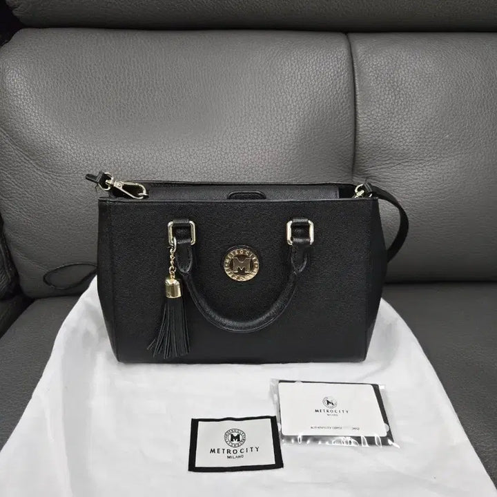 [BUNJANG] Metrocity Saffiano Crossbody/Shoulder Bag / (무배)메트로시티 사피아노 크로스백/숄더백