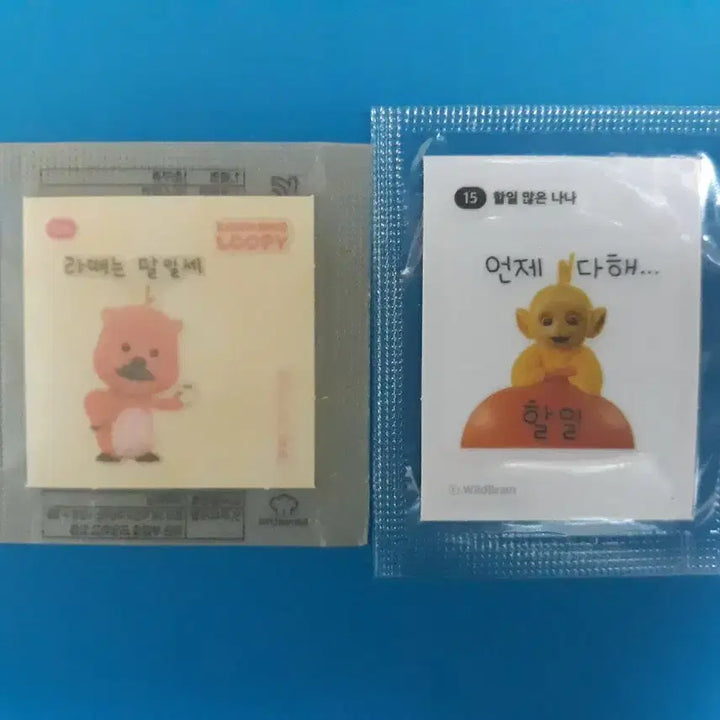 [BUNJANG] Kero and Friends Pixelly Ttibuseal Set / 크롱, 패티, 춘식이, 픽셀리, 루피, 나나 띠부씰 7개 모두