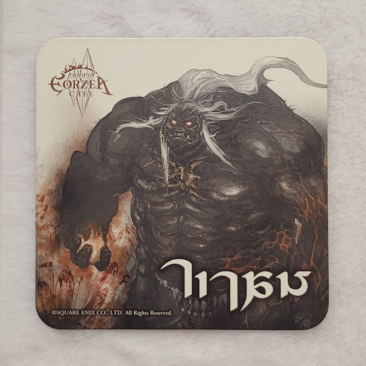 [BUNJANG] Final Fantasy XIV Eorzea Cafe Coaster Scholar &amp; Titan Bundle Set / 파판14 에오르제아 카페 코스터 학자 &amp; 타이탄 일괄