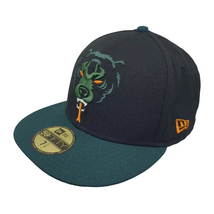 [BUNJANG] New Era x Mishka Death Adders Bear 59FIFTY Fitted Cap / [57.7] 뉴에라x미쉬카 데스 애더 베어 59FIFTY 핏티드 캡 모자