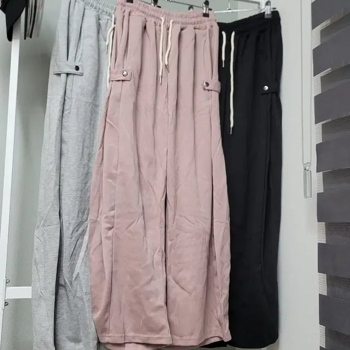 [SOLD OUT] 3개 일괄) 와이드 트레이닝 카고 팬츠