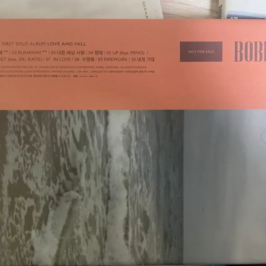 [SOLD OUT] 아이콘 iKON 바비 bobby 럽앤폴 비매 앨범 양도
