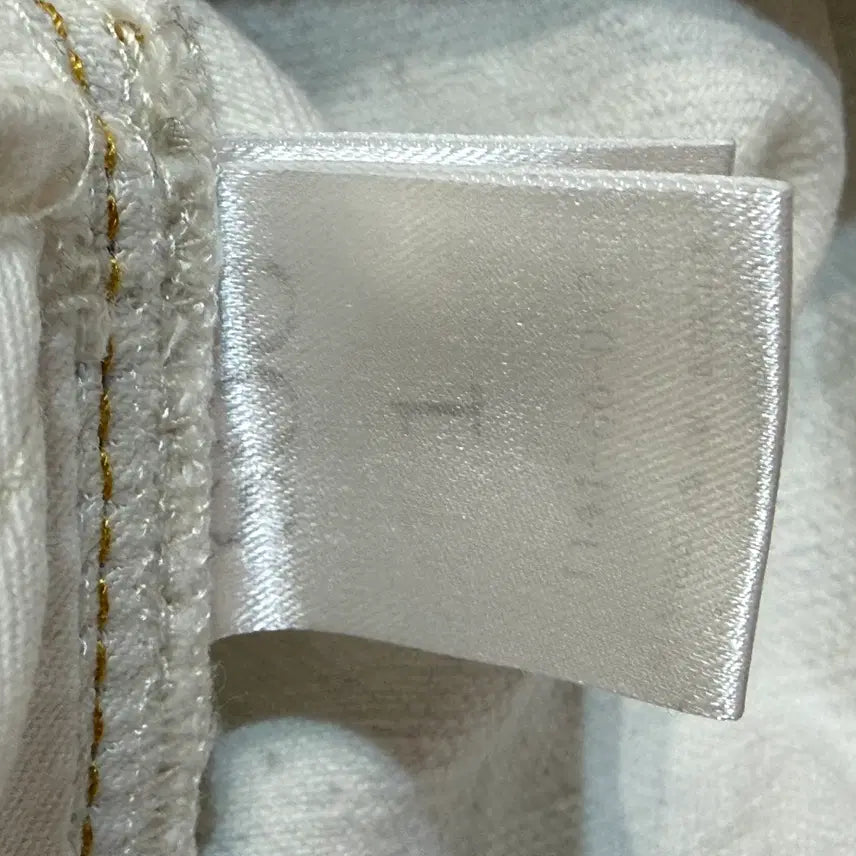 [BUNJANG] soe Ivory White Denim Pants / 소에(soe) 화이트 데님 팬츠 아이보리