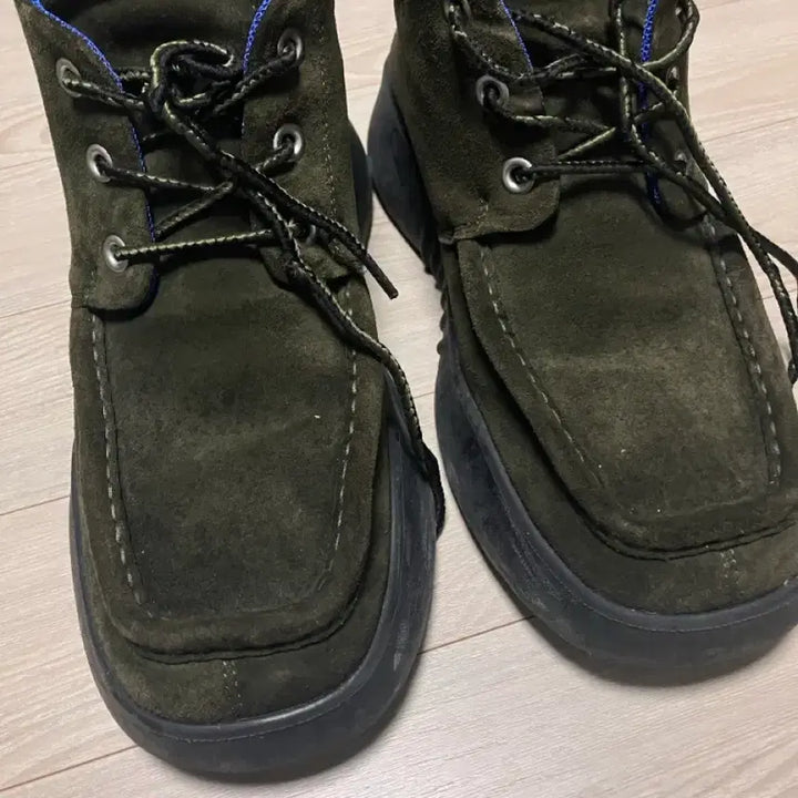 [BUNJANG] Burberry Suede Boots / [42] 버버리 스웨이드 부츠 카키