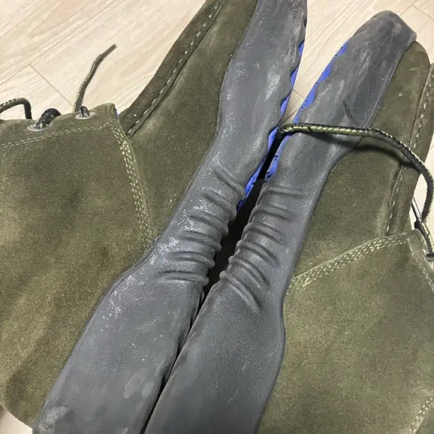 [BUNJANG] Burberry Suede Boots / [42] 버버리 스웨이드 부츠 카키