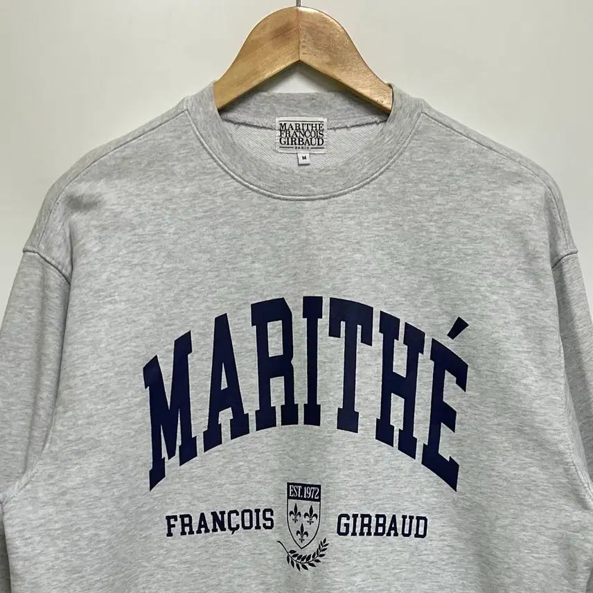 [BUNJANG] Marithe Francois Girbaud College Sweatshirt / [여자-90~95 (M)]마리떼프랑소와저버 컬리지 맨투맨