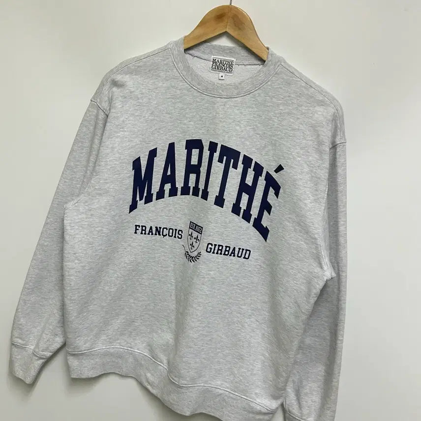 [BUNJANG] Marithe Francois Girbaud College Sweatshirt / [여자-90~95 (M)]마리떼프랑소와저버 컬리지 맨투맨