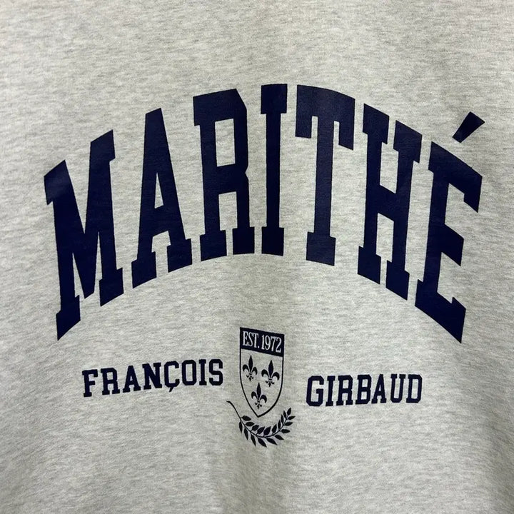 [BUNJANG] Marithe Francois Girbaud College Sweatshirt / [여자-90~95 (M)]마리떼프랑소와저버 컬리지 맨투맨