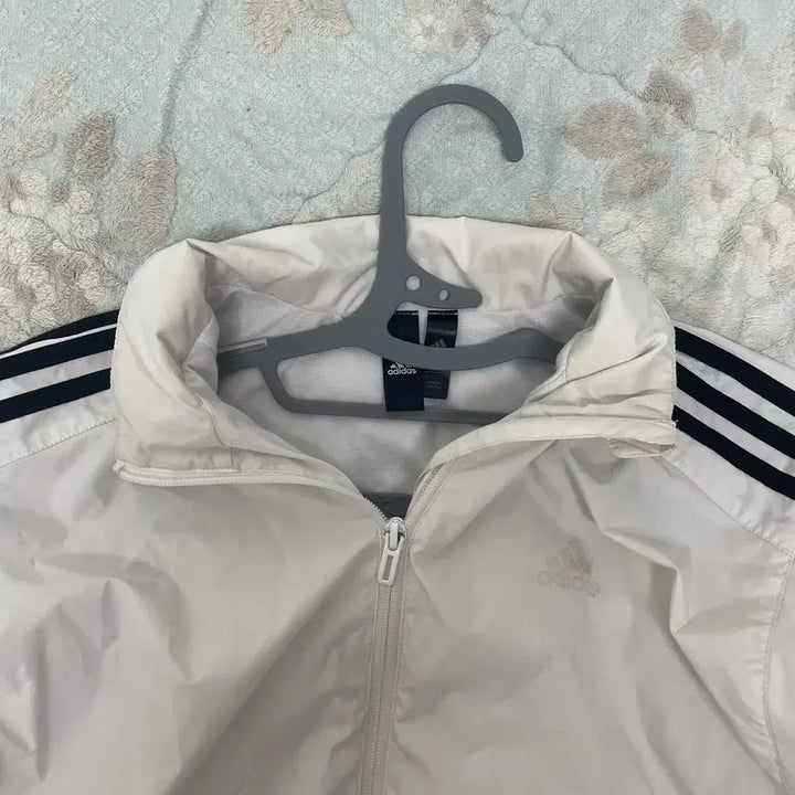 [BUNJANG] Adidas White Windbreaker Jacket / 아디다스 흰색 바람막이