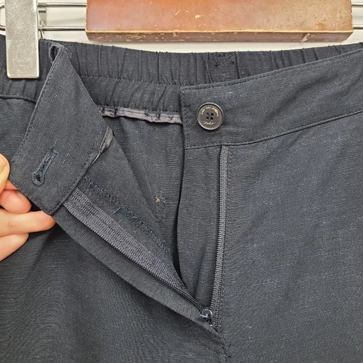 [BUNJANG] JISEN Black Summer Wide Leg Pants 29 / 지센 블랙 여름 와이드 여성 바지/2025ss/29/앨리스/513