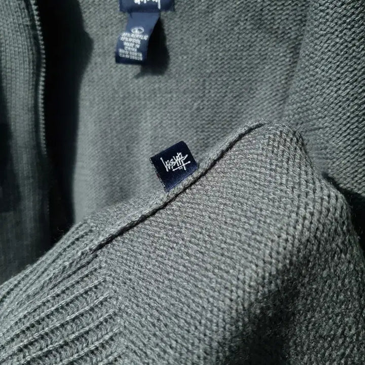 [BUNJANG] Stussy Knit Hood Zip-up Jacket / 90s,00s Stussy knit hood zipup