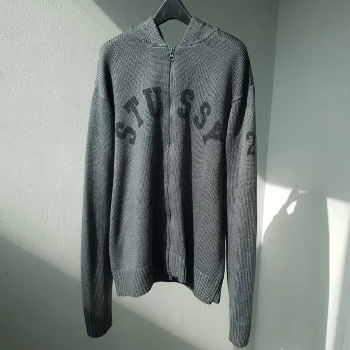 [BUNJANG] Stussy Knit Hood Zip-up Jacket / 90s,00s Stussy knit hood zipup