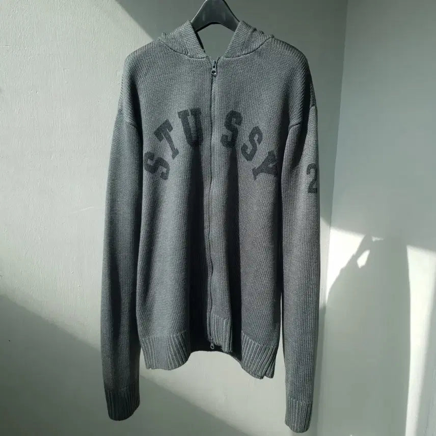 [BUNJANG] Stussy Knit Hood Zip-up Jacket / 90s,00s Stussy knit hood zipup