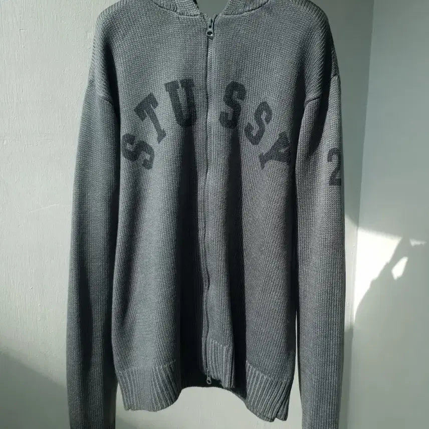[BUNJANG] Stussy Knit Hood Zip-up Jacket / 90s,00s Stussy knit hood zipup