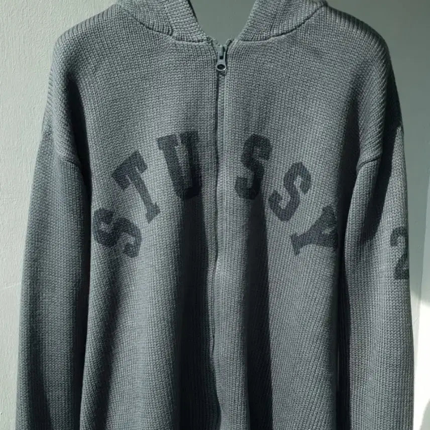 [BUNJANG] Stussy Knit Hood Zip-up Jacket / 90s,00s Stussy knit hood zipup