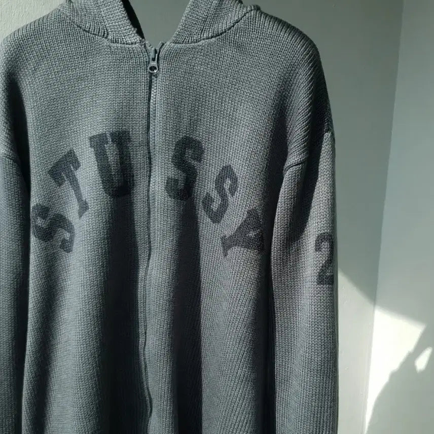 [BUNJANG] Stussy Knit Hood Zip-up Jacket / 90s,00s Stussy knit hood zipup
