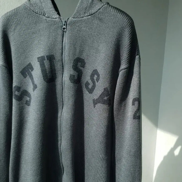 [BUNJANG] Stussy Knit Hood Zip-up Jacket / 90s,00s Stussy knit hood zipup