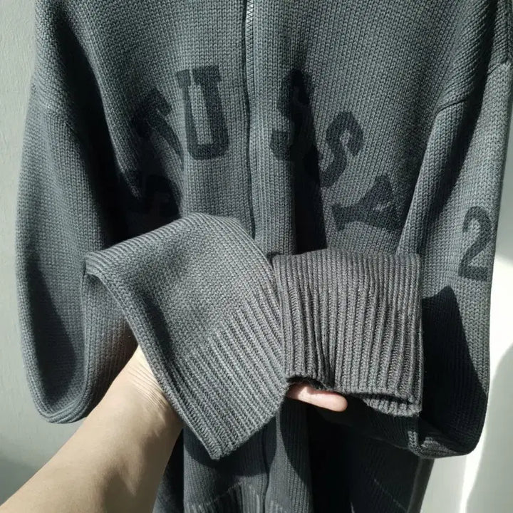 [BUNJANG] Stussy Knit Hood Zip-up Jacket / 90s,00s Stussy knit hood zipup