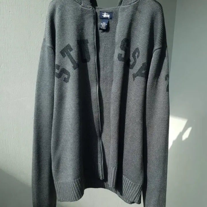[BUNJANG] Stussy Knit Hood Zip-up Jacket / 90s,00s Stussy knit hood zipup