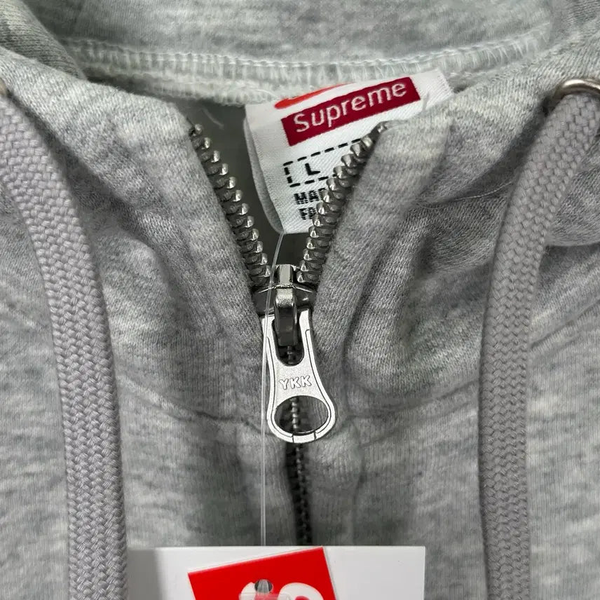 [BUNJANG] Supreme Nike Big Logo Air Max Gray Hoodie / 슈프림 나이키 빅로고 자수로고 에어맥스 그레이 색상 후드 집업 후드티