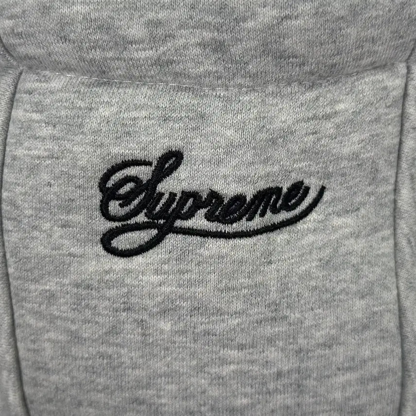 [BUNJANG] Supreme Nike Big Logo Air Max Gray Hoodie / 슈프림 나이키 빅로고 자수로고 에어맥스 그레이 색상 후드 집업 후드티