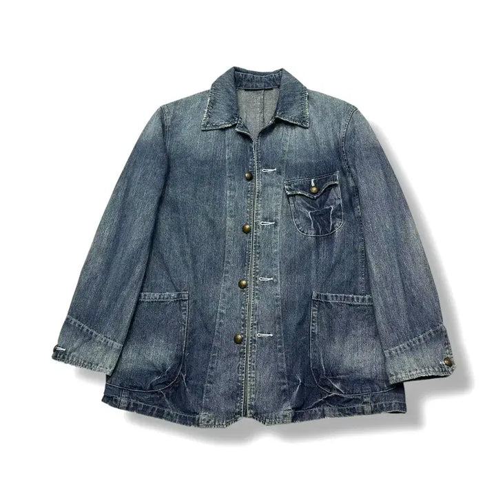 [BUNJANG] Premium Sraive Vintage Work Denim Chore Jacket / premium sraive 빈티지 워크 데님 초어자켓