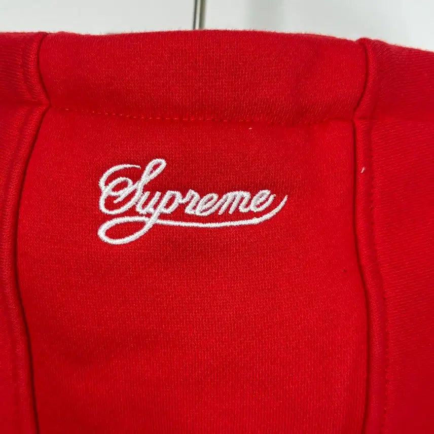 [BUNJANG] Supreme Nike Big Logo Air Max Red Hoodie / 슈프림 나이키 빅로고 자수로고 에어맥스 레드 색상 후드 집업 후드티 봄