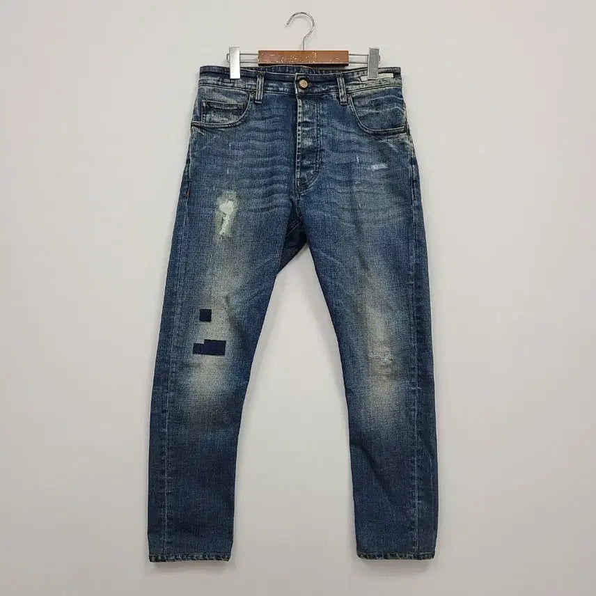 [BUNJANG] The Sonder Project Italy Damage Washing Denim Jeans / 돈더플러 이태리 데미지 워싱 데님 청바지/32/앨리스/511