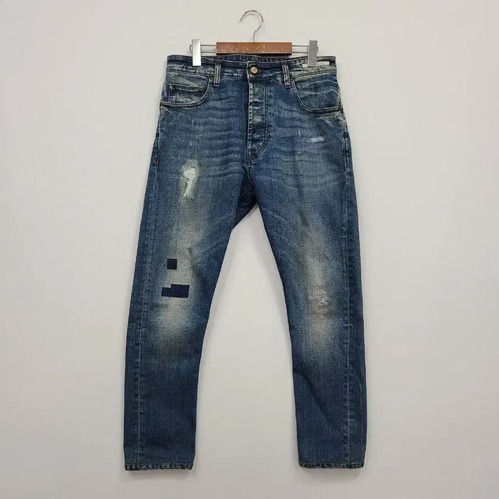 [BUNJANG] The Sonder Project Italy Damage Washing Denim Jeans / 돈더플러 이태리 데미지 워싱 데님 청바지/32/앨리스/511