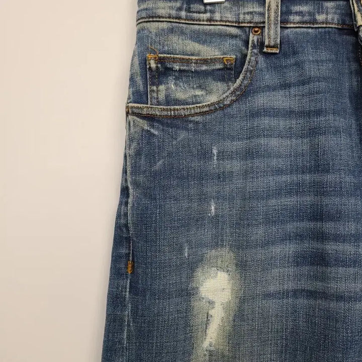 [BUNJANG] The Sonder Project Italy Damage Washing Denim Jeans / 돈더플러 이태리 데미지 워싱 데님 청바지/32/앨리스/511