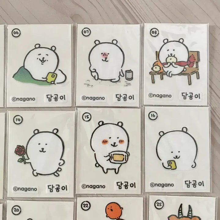 [SOLD OUT] 담곰이 띠부씰 스티커 농담곰 나가노 씰스티커 씰북 띠부씰바인더