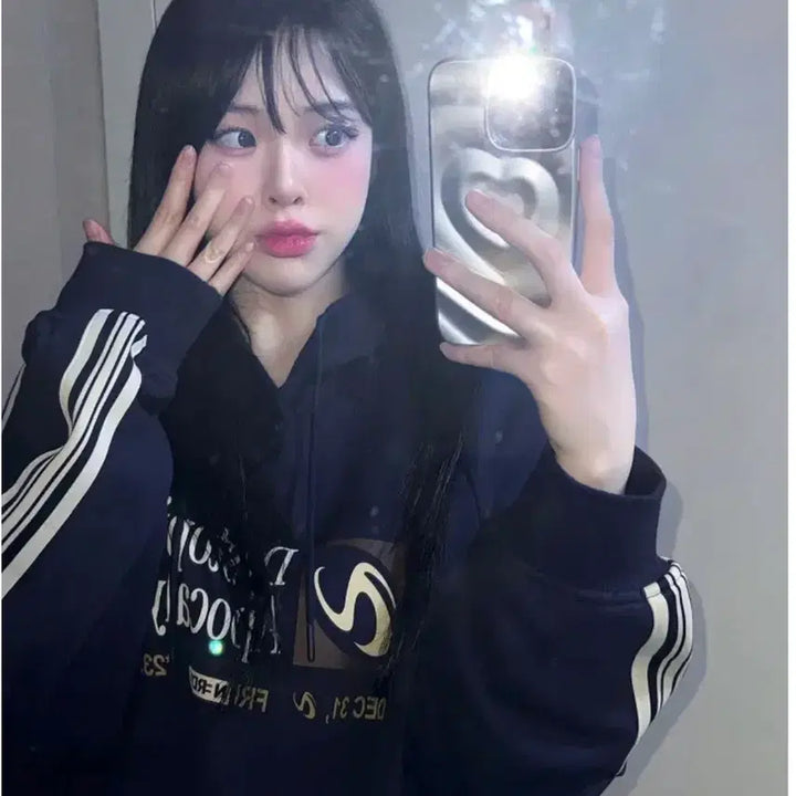 [BUNJANG] Apocalypse Navy Hoodie / 아포칼립스 후드