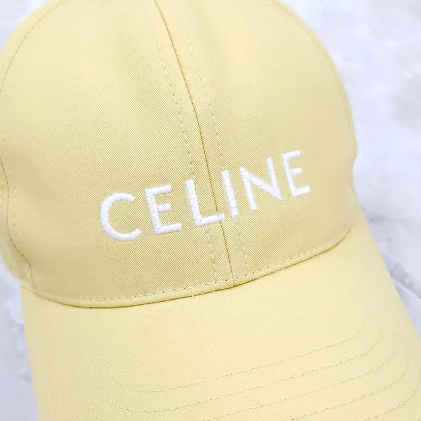 [BUNJANG] Celine Cotton Ball Cap Yellow M / 셀린느 코튼 볼캡 옐로우 M