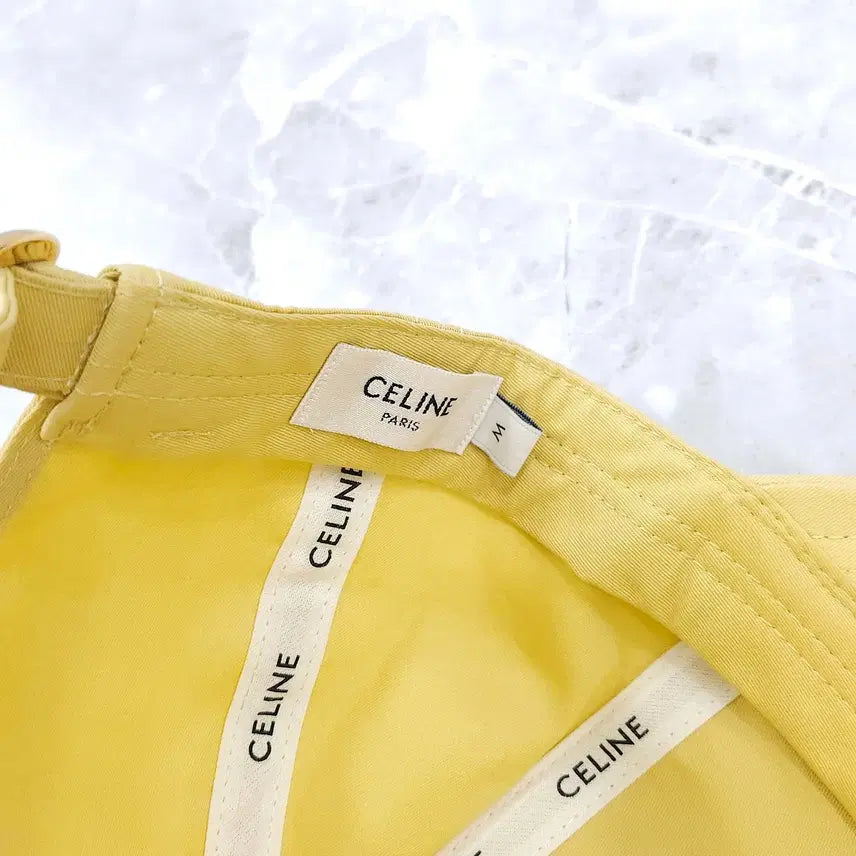 [BUNJANG] Celine Cotton Ball Cap Yellow M / 셀린느 코튼 볼캡 옐로우 M