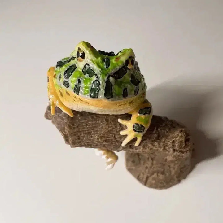 [BUNJANG] Bandai Finger Puppet Collection Pacman Frog Green / 반다이 생물대도감 손가락 위 컬렉션 가챠 팩맨개구리 그린