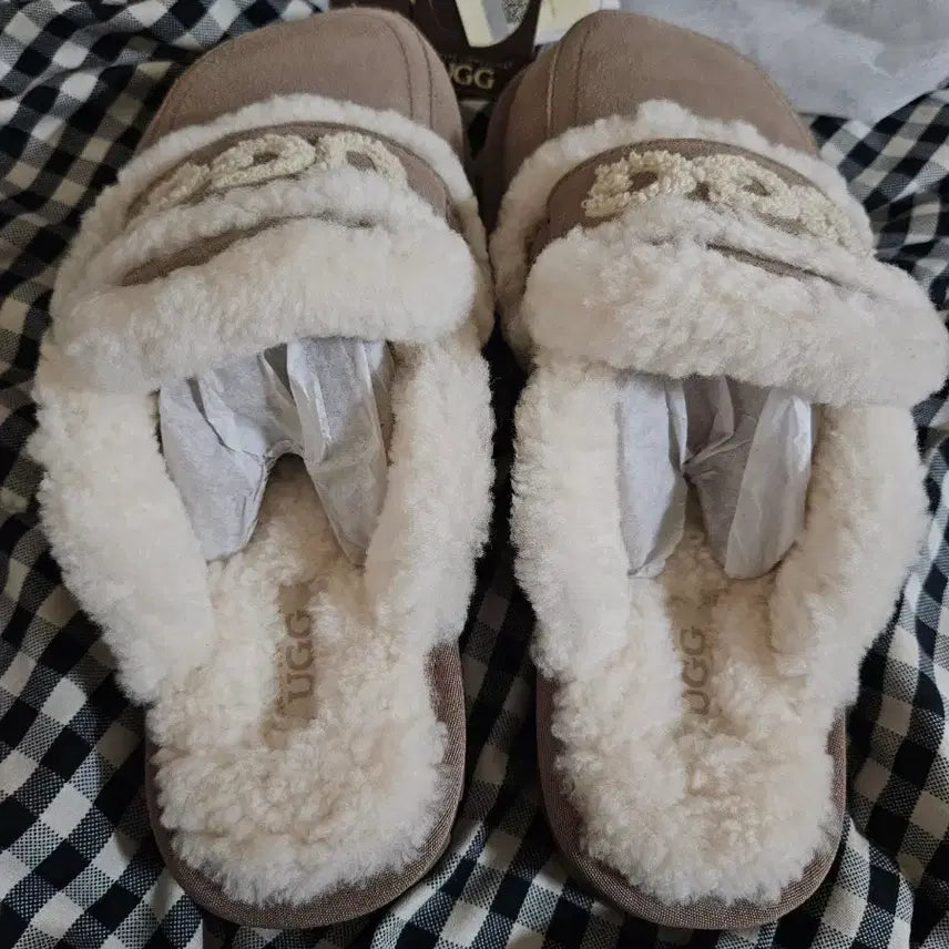 [BUNJANG] Ozwear UGG Shearling Slipper EU38 / 호주어그 오즈웨어 시어링 어그슬리퍼 eu38 (240,245)