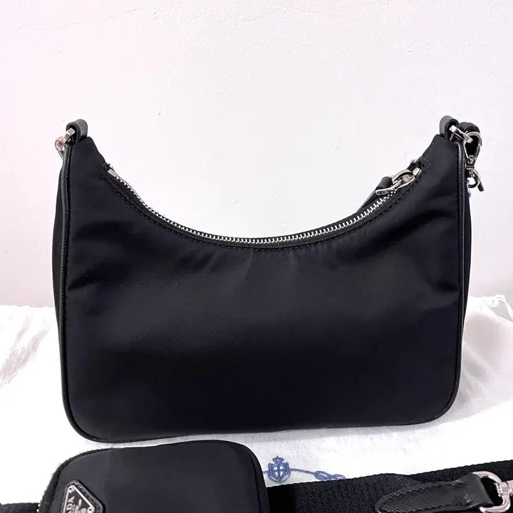 [SOLD OUT] [S급/정품] 프라다 테수토 사피아노 2005 호보백 가방 블랙