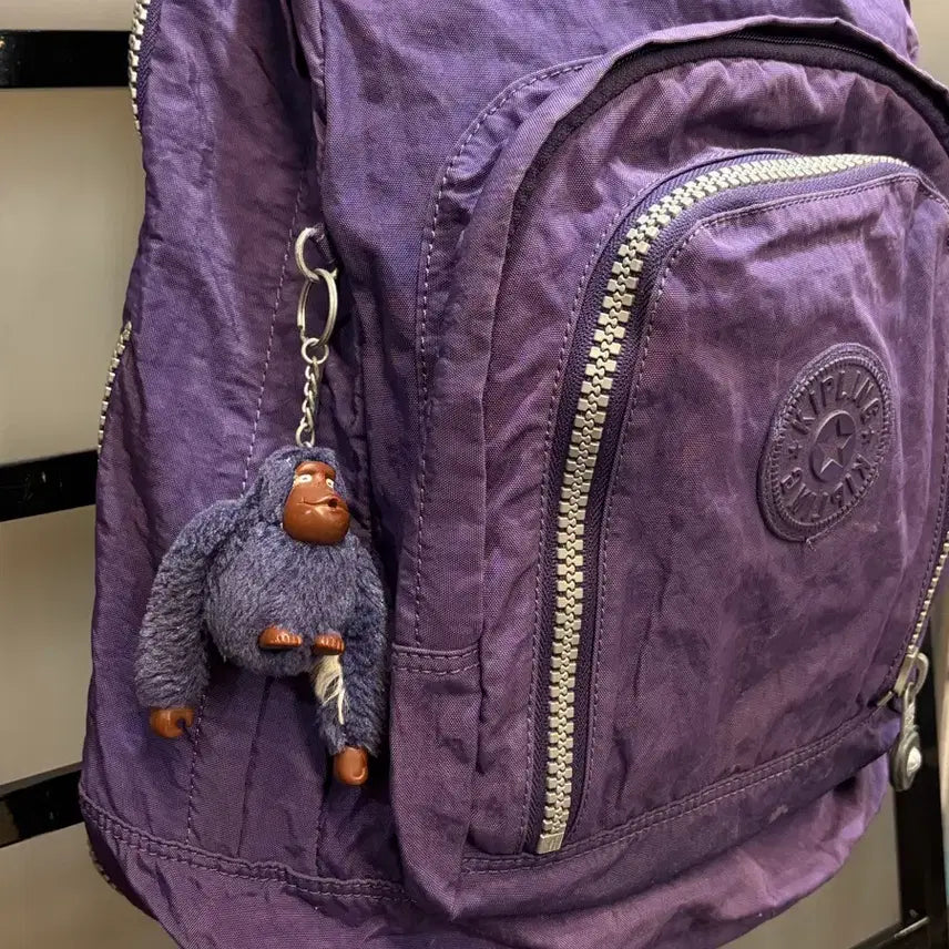 [BUNJANG] Kipling Backpack / [FREE] 키플링 고릴라 퍼플 백팩 4.5