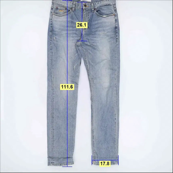 [SOLD OUT] 33 플랙 워싱 데님팬츠 청바지 0219H1